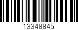 Código de barras (EAN, GTIN, SKU, ISBN): '13348845'