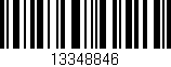 Código de barras (EAN, GTIN, SKU, ISBN): '13348846'