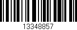 Código de barras (EAN, GTIN, SKU, ISBN): '13348857'