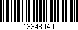 Código de barras (EAN, GTIN, SKU, ISBN): '13348949'