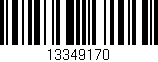Código de barras (EAN, GTIN, SKU, ISBN): '13349170'