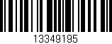 Código de barras (EAN, GTIN, SKU, ISBN): '13349195'