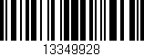Código de barras (EAN, GTIN, SKU, ISBN): '13349928'