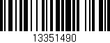 Código de barras (EAN, GTIN, SKU, ISBN): '13351490'