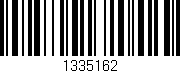 Código de barras (EAN, GTIN, SKU, ISBN): '1335162'