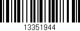 Código de barras (EAN, GTIN, SKU, ISBN): '13351944'