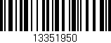 Código de barras (EAN, GTIN, SKU, ISBN): '13351950'
