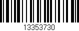 Código de barras (EAN, GTIN, SKU, ISBN): '13353730'