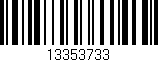 Código de barras (EAN, GTIN, SKU, ISBN): '13353733'