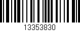 Código de barras (EAN, GTIN, SKU, ISBN): '13353830'