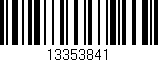 Código de barras (EAN, GTIN, SKU, ISBN): '13353841'