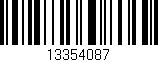 Código de barras (EAN, GTIN, SKU, ISBN): '13354087'