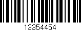 Código de barras (EAN, GTIN, SKU, ISBN): '13354454'