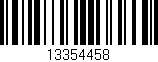 Código de barras (EAN, GTIN, SKU, ISBN): '13354458'