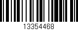 Código de barras (EAN, GTIN, SKU, ISBN): '13354468'