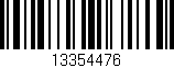 Código de barras (EAN, GTIN, SKU, ISBN): '13354476'