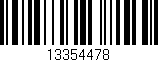 Código de barras (EAN, GTIN, SKU, ISBN): '13354478'