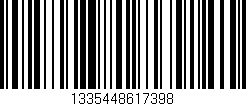 Código de barras (EAN, GTIN, SKU, ISBN): '1335448617398'
