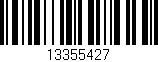 Código de barras (EAN, GTIN, SKU, ISBN): '13355427'