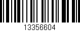 Código de barras (EAN, GTIN, SKU, ISBN): '13356604'