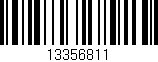 Código de barras (EAN, GTIN, SKU, ISBN): '13356811'