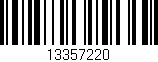 Código de barras (EAN, GTIN, SKU, ISBN): '13357220'