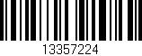 Código de barras (EAN, GTIN, SKU, ISBN): '13357224'
