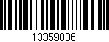 Código de barras (EAN, GTIN, SKU, ISBN): '13359086'
