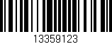 Código de barras (EAN, GTIN, SKU, ISBN): '13359123'