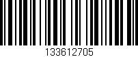 Código de barras (EAN, GTIN, SKU, ISBN): '133612705'