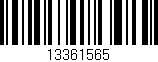 Código de barras (EAN, GTIN, SKU, ISBN): '13361565'