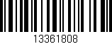 Código de barras (EAN, GTIN, SKU, ISBN): '13361808'