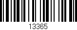 Código de barras (EAN, GTIN, SKU, ISBN): '13365'