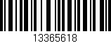 Código de barras (EAN, GTIN, SKU, ISBN): '13365618'