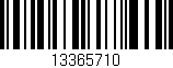 Código de barras (EAN, GTIN, SKU, ISBN): '13365710'