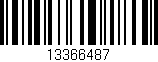 Código de barras (EAN, GTIN, SKU, ISBN): '13366487'