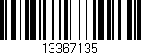 Código de barras (EAN, GTIN, SKU, ISBN): '13367135'
