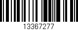 Código de barras (EAN, GTIN, SKU, ISBN): '13367277'