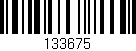 Código de barras (EAN, GTIN, SKU, ISBN): '133675'