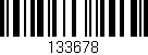 Código de barras (EAN, GTIN, SKU, ISBN): '133678'