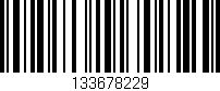 Código de barras (EAN, GTIN, SKU, ISBN): '133678229'