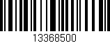 Código de barras (EAN, GTIN, SKU, ISBN): '13368500'