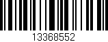 Código de barras (EAN, GTIN, SKU, ISBN): '13368552'