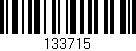 Código de barras (EAN, GTIN, SKU, ISBN): '133715'