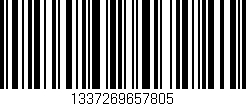 Código de barras (EAN, GTIN, SKU, ISBN): '1337269657805'