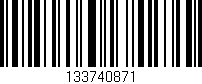Código de barras (EAN, GTIN, SKU, ISBN): '133740871'