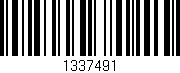 Código de barras (EAN, GTIN, SKU, ISBN): '1337491'