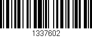 Código de barras (EAN, GTIN, SKU, ISBN): '1337602'