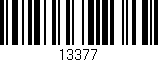 Código de barras (EAN, GTIN, SKU, ISBN): '13377'