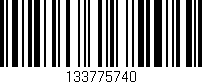 Código de barras (EAN, GTIN, SKU, ISBN): '133775740'